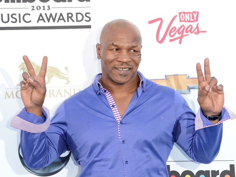 Mike Tyson op de rode loper van de Billboard Music Awards op 19 mei in Las Vegas.
