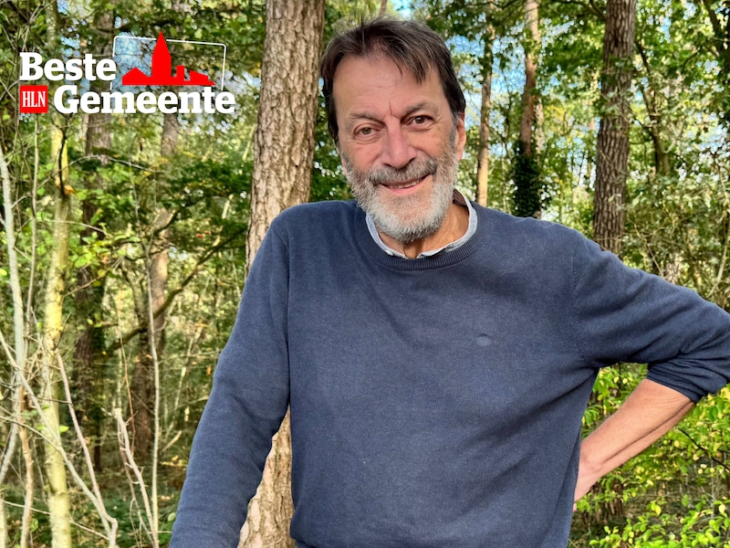 Acteur Karel Deruwe in het Zoerselbos, een van zijn favoriete plekjes in zijn thuisgemeente.