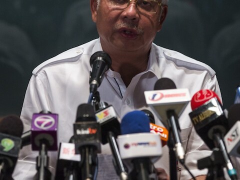 De Maleisische premier Najib Razak.