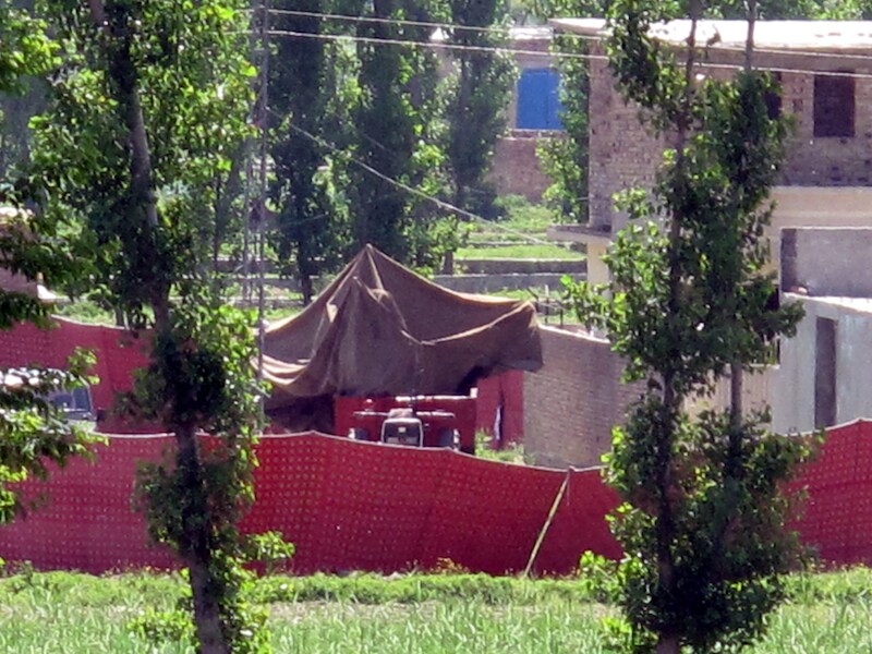Op deze site in Abbotabad werd bin Laden gedood.