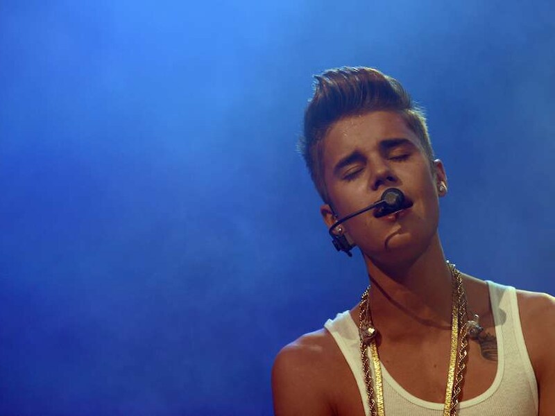 De Canadese zanger Justin Bieber.