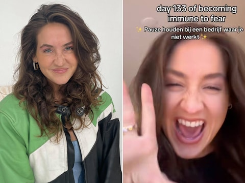 Nina filmt de enge sociale situaties waarin ze zichzelf begeeft en deelt haar avonturen op sociale media. 