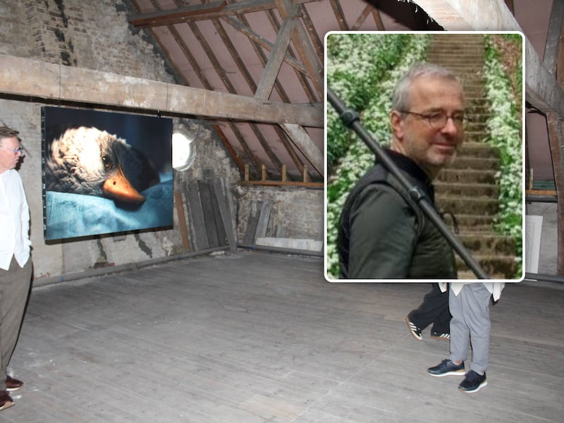 De expo in Waarschoot., Inzet: David Claerbout