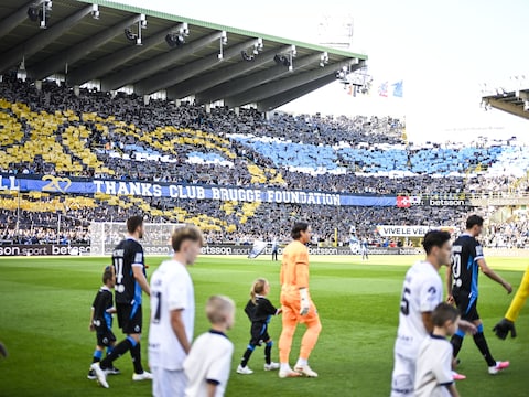 De supporters vierden zondag ook het 20-jarig bestaan van de Club Brugge Foundation