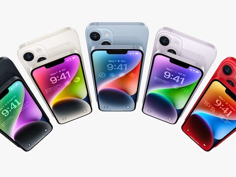 De nieuwe iPhone 14 en iPhone 14 Plus zal beschikbaar zijn in vijf verschillende kleuren.