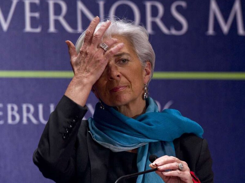 IMF-topvrouw Christine Lagarde.
