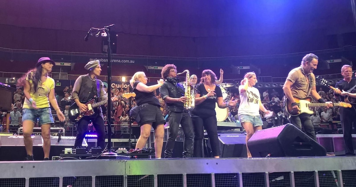 Belgische stond 2 keer in 9 maanden op het podium met Bruce Springsteen ...
