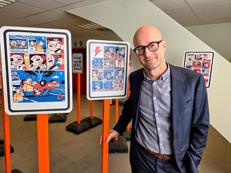 Pieter De Poortere, de geestelijke vader van Boerke, werd gehuldigd in Lievegem.
