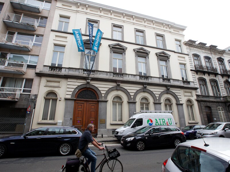 De Optima Bank in de Gentse Keizer Karelstraat.