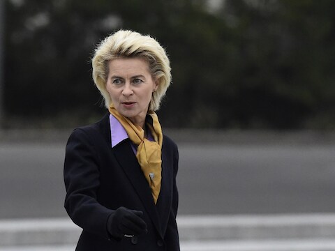 De Duitse minister van Defensie Ursula von der Leyen.