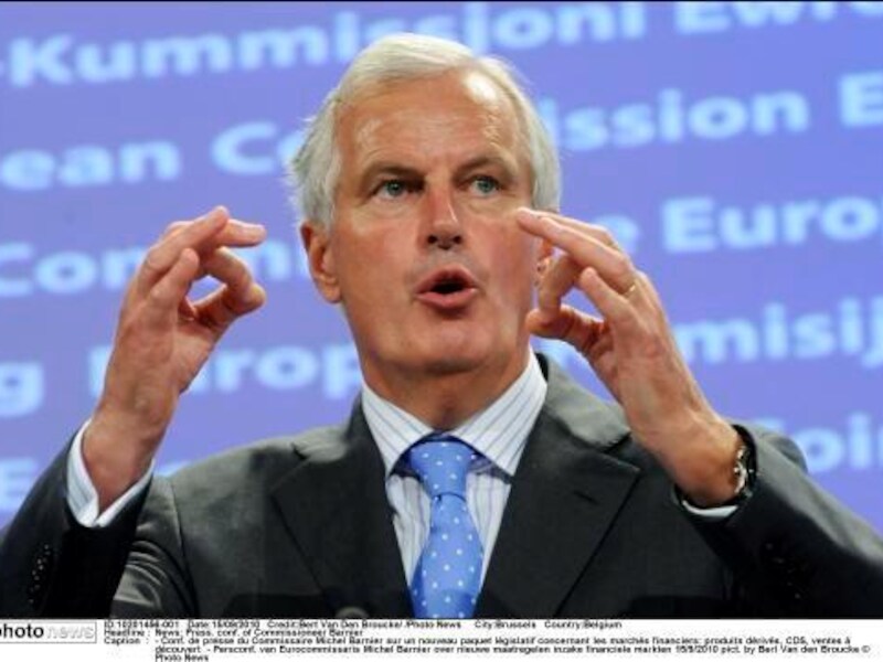 Europees Commissaris Michel Barnier.