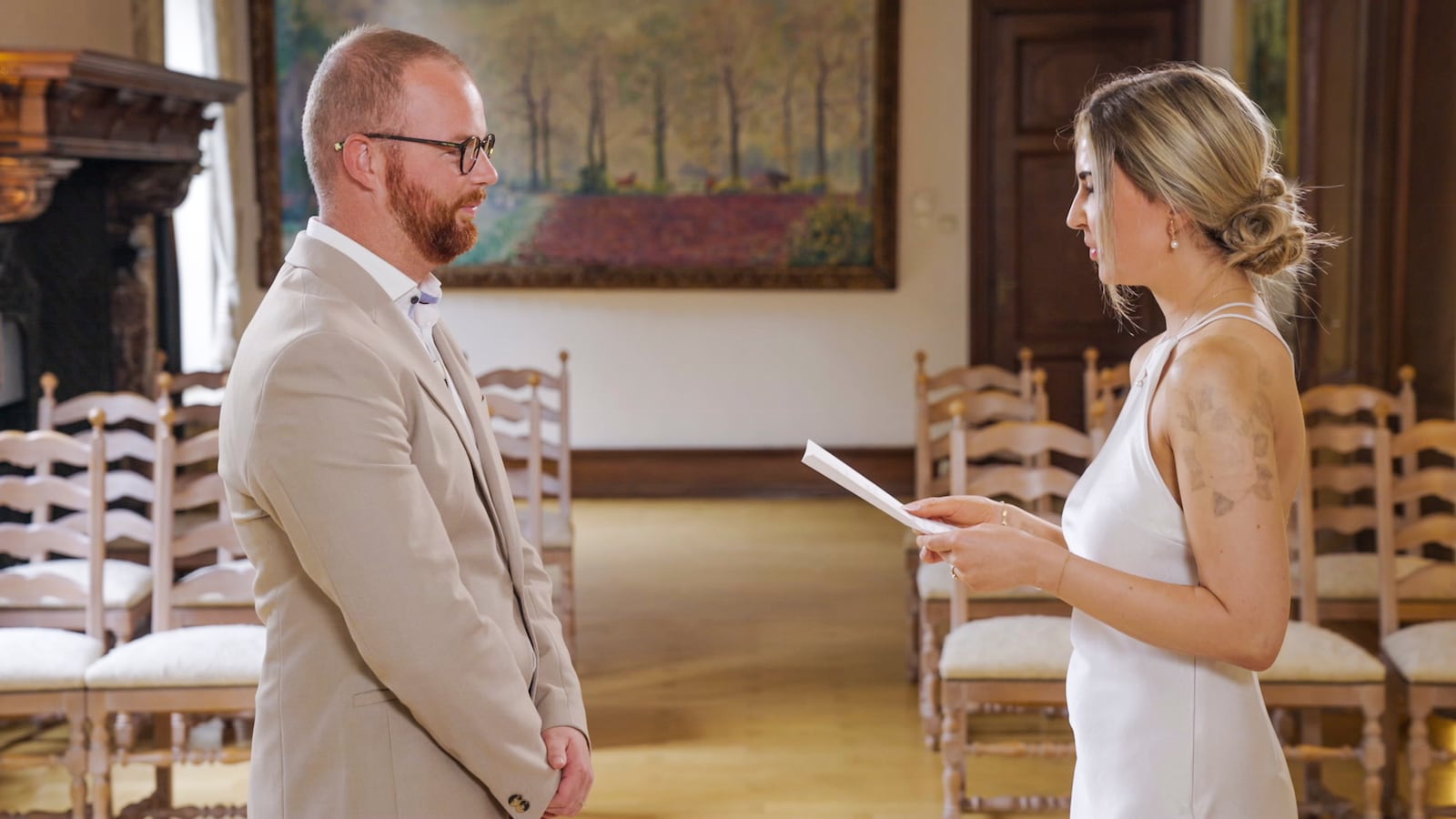 Maïté, Ian én hondje Bailey uit 'Blind getrouwd' nog steeds gelukkig samen:  “Ik schrok toen ik mezelf bezig zag” | Foto | hln.be