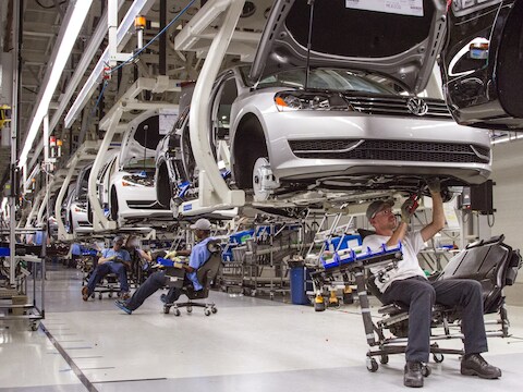 Volkswagen blijft het populairste automerk.