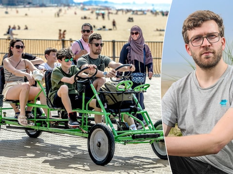 Onderzoeker Maarten De Rijcke legt uit waarom leven aan de Belgische kust zo gezond is.