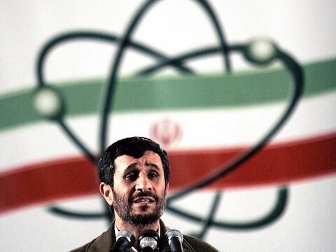 De Iraanse president Ahmadinejad blijft volhouden niet te werken aan kernwapens.