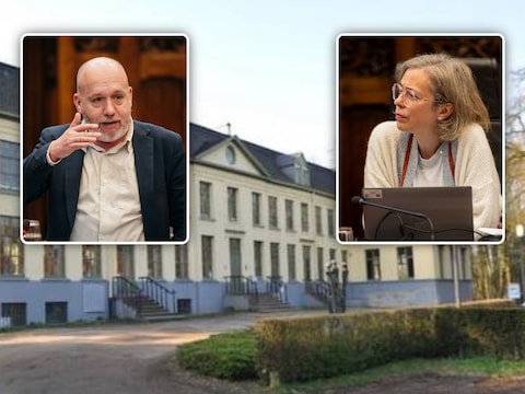 Het kasteel van Landgoed De Campagne. Inzet: Tom De Meester en Evita Willaert 