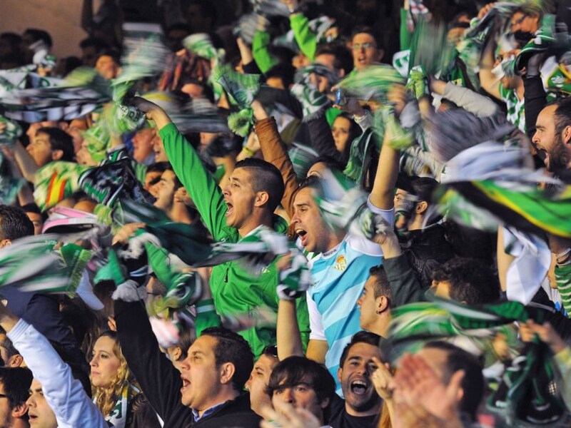 De supporters van Real Betis hadden dit seizoen nog niet veel reden tot vieren