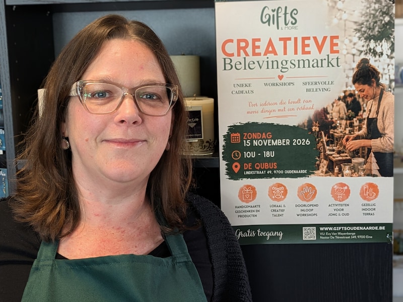 De beurs is een initiatief van Evy Van Wayenberge, uitbaatster van conceptstore Gifts&more in Eine.