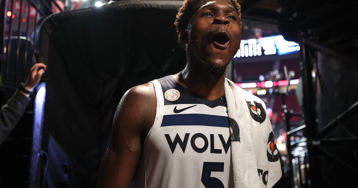 Toumani Camara en Portland Trail Blazers verliezen seizoensopener tegen ontketende Anthony Edwards -