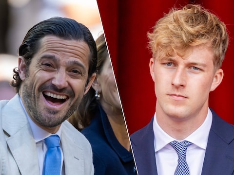 Links: prins Carl Philip van Zweden. Rechts: prins Emmanuel, de jongste zoon van koning Filip en prinses Mathilde.