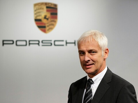 Matthias Müller zou de nieuwe topman van het Volkswagenschandaal worden.