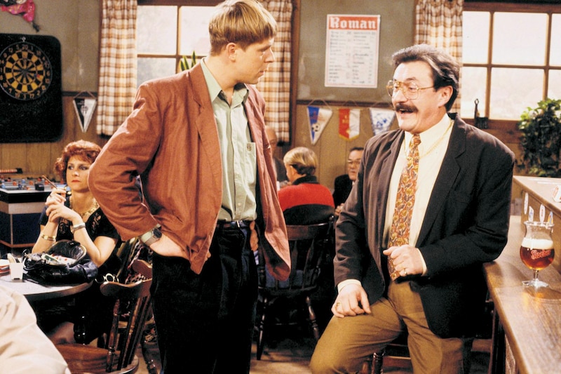 Walter Michiels en Marijn Devalck in ‘F.C. De Kampioenen’