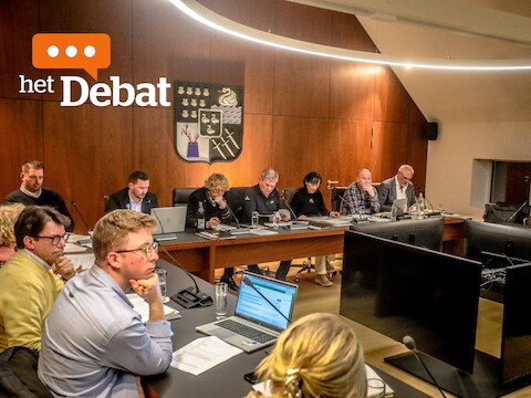 Een sfeerbeeld van de gemeenteraad van Jabbeke.