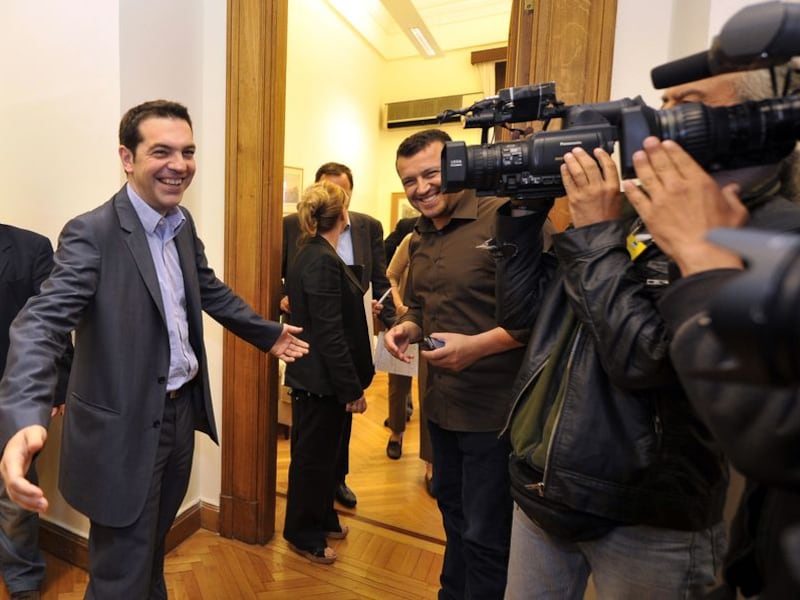 Syriza-leider Alexis Tsipras.