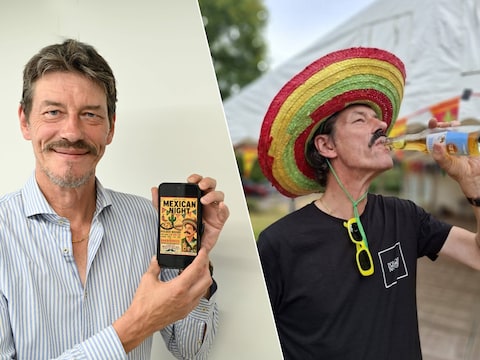 schepen Kris Smet laat elke zomer zijn snor groeien en wel met één reden: een Mexicaanse feestje in zijn café Polder Noord