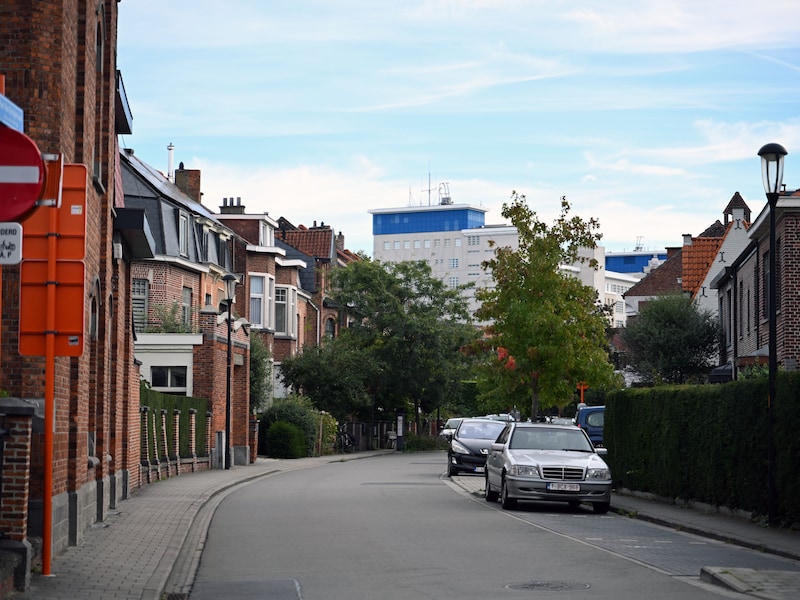 De Paul Van Ostaijenlaan in Heverlee. 