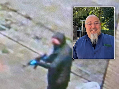 Buurtbewoner Mohamed maakt zich zorgen over de veiligheid in de Demosthenesstraat in Anderlecht na de schietpartij van afgelopen nacht.