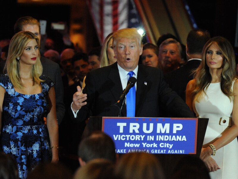 Donald en Melania Trump