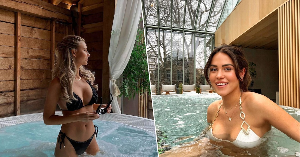 BV-album: Celine Van Ouytsel en Sarah Puttemans genieten van de rust in de  wellness | BV | hln.be