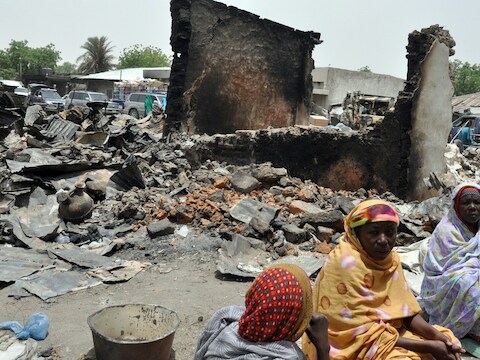 De radicale islamisten vielen de stad in de staat Borno in mei al aan en doodden toen meer dan 300 burgers.