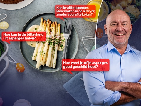 Piet Huysentruyt beantwoordt al jullie vragen over asperges.