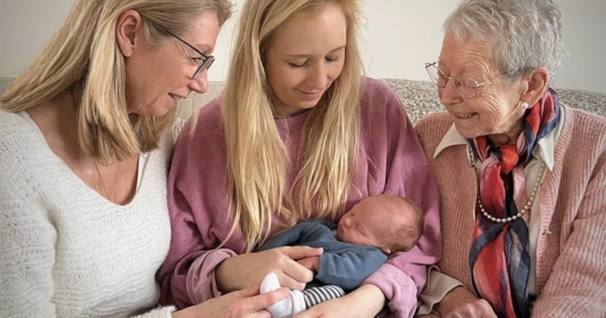 Viergeslacht in Mechelen compleet met komst van kleine Flo