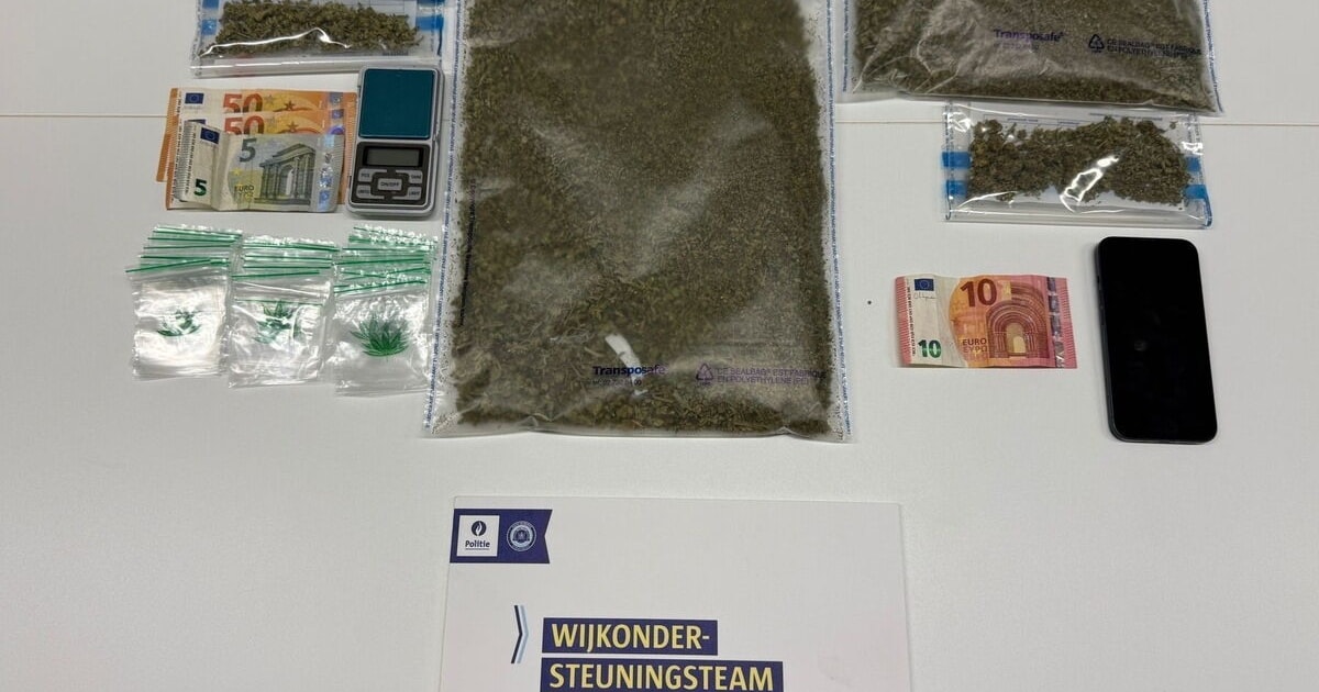 Man op step valt door de mand bij drugscontrole in Deurne