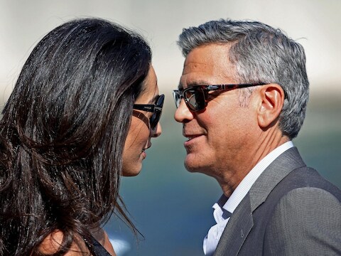 Amal Alamuddin en George Clooney