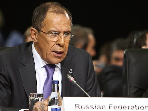 Sergej Lavrov, Russisch minister van Buitenlandse Zaken.