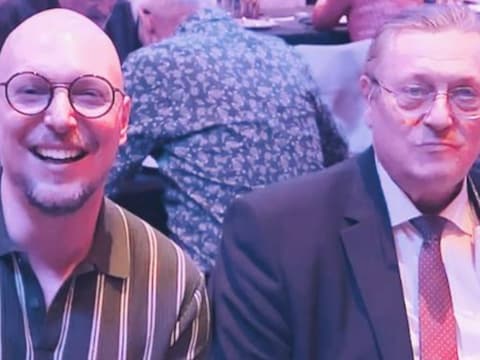 Bart Appeltans met zijn papa Romain.