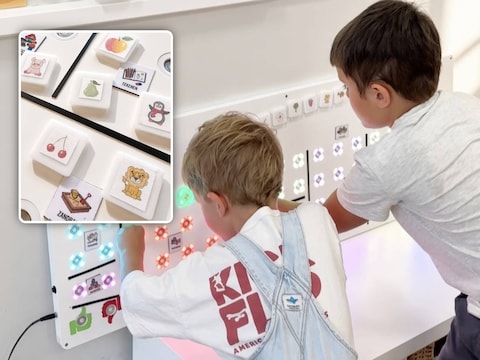beeld van het keuzebord van MagMAGI / (inzet: detailbeeld van het keuzebord)