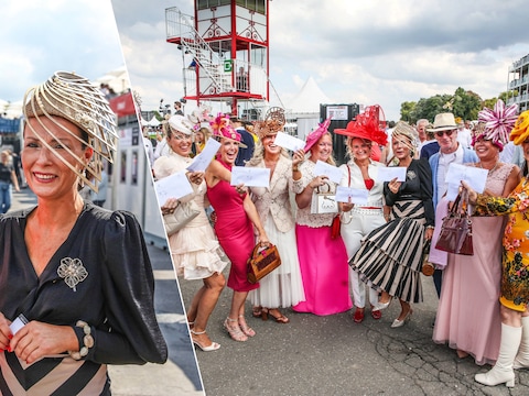 Sylvie Devacht uit Herzele is terminaal ziek. Ze maakte voor 8 vriendinnen een hoed om het leven te vieren op Waregem Koerse.