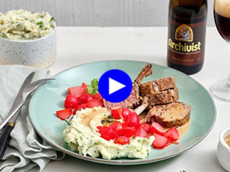 Zin in een klassieker, maar dan anders? Serveer lamskroon met Belgisch abdijbier