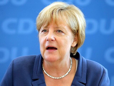 Angela Merkel.