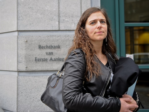 Advocate Sophia Lycops stond de zeventiger bij tijdens de zitting voor de correctionele rechtbank van Tongeren-Borgloon