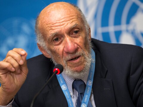 Richard Falk van de Verenigde Naties.