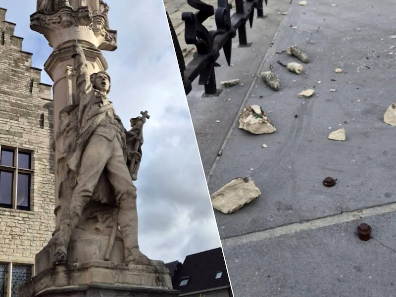 Boerenkrijgmonument in Herentals heeft plots één hand minder: politie zoekt getuigen
