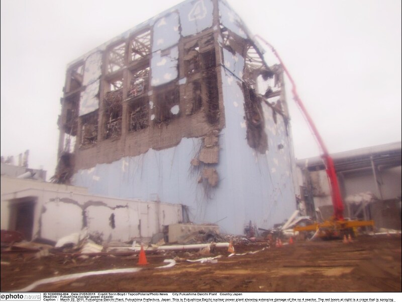 De kerncentrale in Fukushima liep zware schade op na de aardbeving eerder dit jaar.