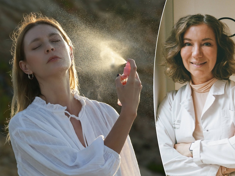Dermatologe Ingrid van Riet over de do’s-and-don’ts van bodymists.