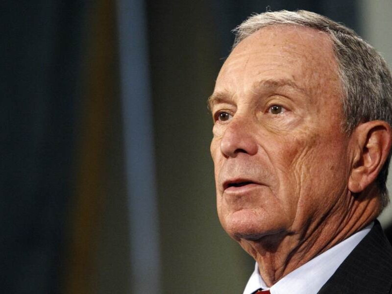 De burgemeester van New York Michael Bloomberg.